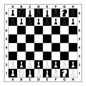 Ranks and files on the chess board